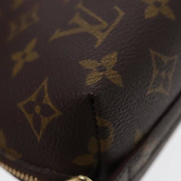 LOUIS VUITTON Monogram Trousse Demi Ronde Cosmetic Pouch M47520 LV Auth 86597 - Picture 14 of 16